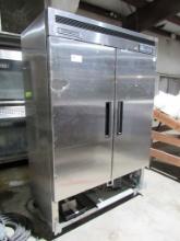 MAXX-COLD SELF-CONTAINED 2-DOOR COOLER MCR-49FDHC - NO BOTTOM PANEL