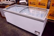NEW EXCELLENCE HM-23HC SELF CONTAINED 73IN. SLIDE TOP FREEZER MERCHANDISER 2023