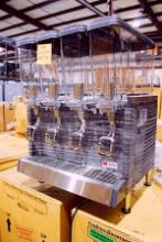 NEW CRATHCO CS4E/2D/3D16 4-HEAD REFRIGERATED BEVERAGE MACHINE