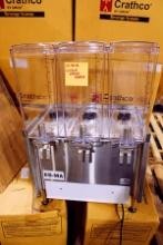 NEW CRATHCO CS-3L-16 3-HEAD REFRIGERATED BEVERAGE MACHINE