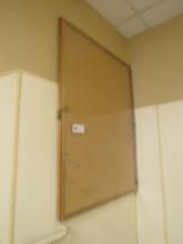 BULLETIN BOARD WITH PLEXIGLASS