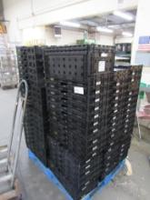 13X23 BLACK FOLDING CRATES