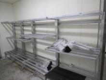 ALUMINUM COOLER SHELVING - SOLD BY THE OPENING