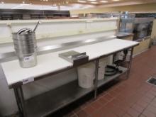 8FT POLYTOP TABLE - 24IN DEEP