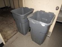 ROLLING TRASH CANS