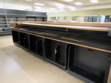 16FT DRY PRODUCE SHELVING WITH 5 CARTS