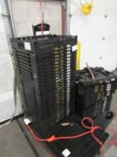 20X24 BLACK FOLDING CRATES