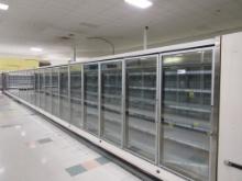 HUSSMANN RL FREEZER DOOR CASES '01 ELEC DEFROST - SOLD BY THE DOOR - REMOTE NO COMPRESSOR
