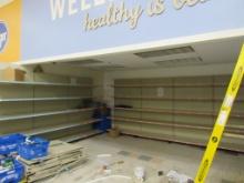 MADIX WALL SHELVING 84IN TALL 22/22 - 32FT RUN - SOLD BY THE FOOT