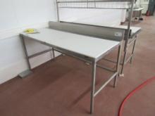 6FT POLYTOP TABLE - 30IN DEEP