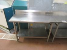 4FT STAINLESS STEEL TABLE - 24IN DEEP