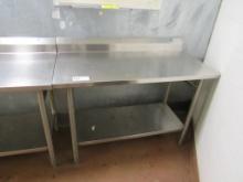4FT STAINLESS STEEL TABLE - 24IN DEEP