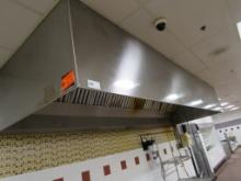 16FT S/STEEL EXHAUST HOOD - NO FANS