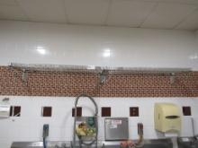 4FT CHROME WALL SHELVES