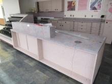 10FT FLORAL COUNTER