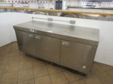 6FT S/STEEL REMOTE WORKTOP