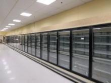 ZERO ZONE RVZC30 FREEZER DOOR CASES 2010 ELEC DEFROST - SOLD BY THE DOOR - REMOTE NO COMPRESSOR