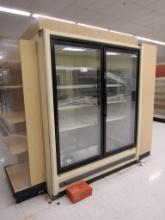 ZERO ZONE RVZC30 FREEZER DOOR CASES 2010 ELEC DEFROST - SOLD BY THE DOOR - REMOTE NO COMPRESSOR