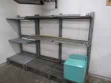 GALVANIZED COOLER SHELVING - SOLD BY THE OPENING