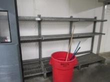 GALVANIZED COOLER SHELVING - SOLD BY THE OPENING