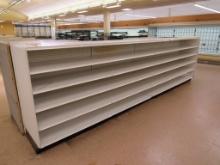 LOZIER WALL SHELVING 54IN TALL 22/22 - 16FT RUN - SOLD BY THE FOOT
