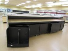 16FT DRY PRODUCE SHELVING WITH 5 CARTS