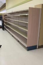 MADIX WALL SHELVING 75IN TALL 22/20 - 24FT - SOLD BY THE FOOT