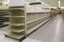 MADIX GONDOLA SHELVING 75IN TALL 22/20 - 88FT - SOLD BY THE FOOT