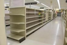 MADIX GONDOLA SHELVING 75IN TALL 22/20 - 88FT - SOLD BY THE FOOT