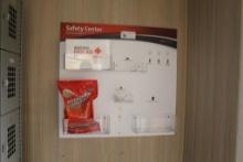 SAFETY CENTER W/ FIRST AID KIT