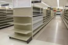 MADIX GONDOLA SHELVING 75IN TALL 22/18 ,  22/20- 88FT - SOLD BY THE FOOT
