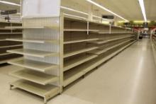 MADIX GONDOLA SHELVING 75IN TALL 22/20 - 84FT - SOLD BY THE FOOT