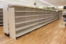 MADIX GONDOLA SHELVING 75IN TALL 22/20 - 56FT - SOLD BY THE FOOT