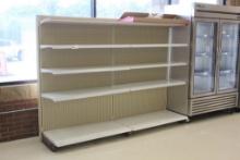 MADIX WALL SHELVING 75IN TALL 22/18 - 8FT - SOLD BY THE FOOT