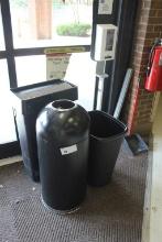 ASSORTED TRASH CANS