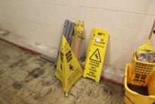 LOT OF WET FLOOR CONES