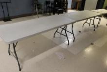 6FT FOLDING LEG BANQUET TABLES