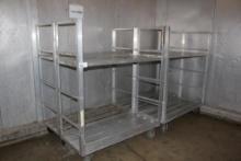 5FT 2 TIER ALUMINUM COOLER CARTS