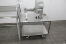 STAINLESS STEEL 2 DECK STOCK CART