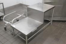 STAINLESS STEEL STEP DOWN GRINDER TABLE