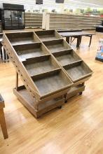 WOODEN PRODUCE DISPLAYS