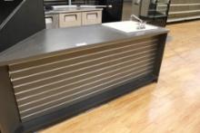 FLORAL COUNTER W/ SINK 90IN.