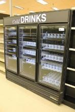 TRUE GDM-72-LD 3 GLASS DOOR REFRIGERATOR SELF-CONTAINED