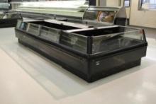 2014 HILL PHOENIX OWIZ ISLAND FROZEN FOOD W/ END CAP BUNKER CASES - REMOTE COOLED NO COMPRESSOR