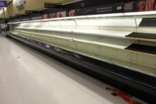 1994 HUSSMANN NDD4-12U MULTIDECK FRESH MEAT (4-12FT, 1-8FT) - REMOTE COOLED NO COMPRESSOR