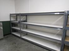 6FT TALL RACKING - 24IN DEEP, 4FT, 8FT BEAMS - SOLD BY THE OPENING