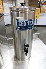 NEW CECILWARE STAINLESS STEEL 5-GALLON ICED TEA DISPENSER