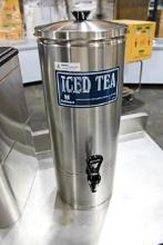 NEW CECILWARE STAINLESS STEEL 5-GALLON ICED TEA DISPENSER