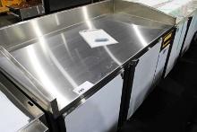 NEW THERMALRITE TPT602C-6016 SELF CONTAINED 5FT 2-DOOR WORKTOP COOLER