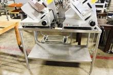 4FT STAINLESS STEEL WORKTOP TABLE